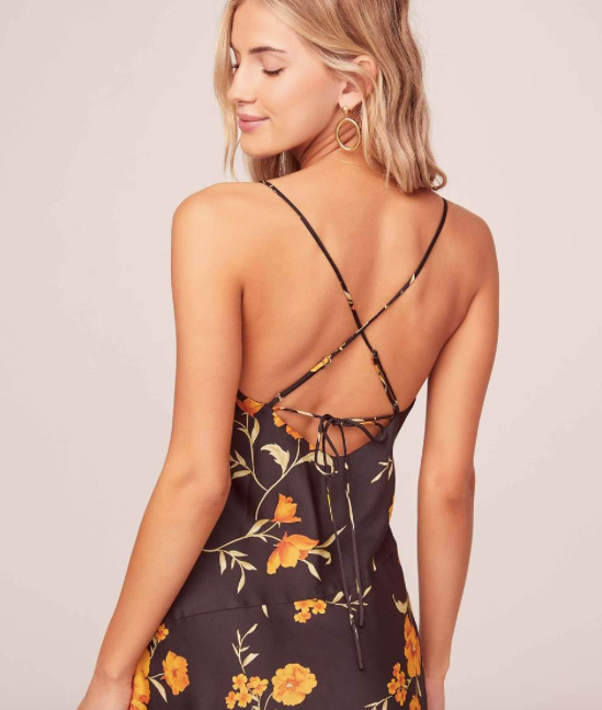 GAIA FLORAL MIDI DRESS
